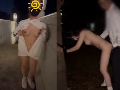 Doggy cô em thích chơi outside khiến em dâm dục cái âm đạo thắt lại