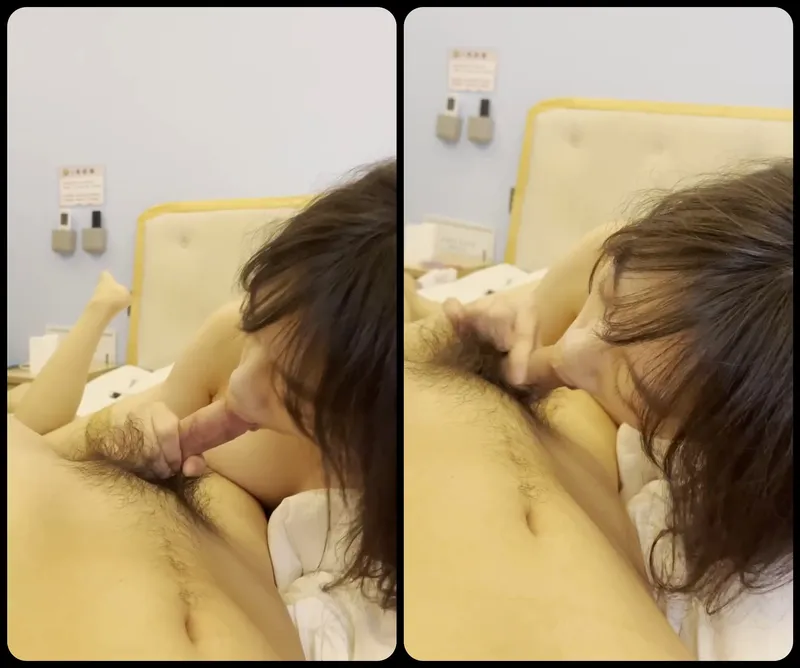 Con ghệ ngoan mút láp củ khoải bự của anh